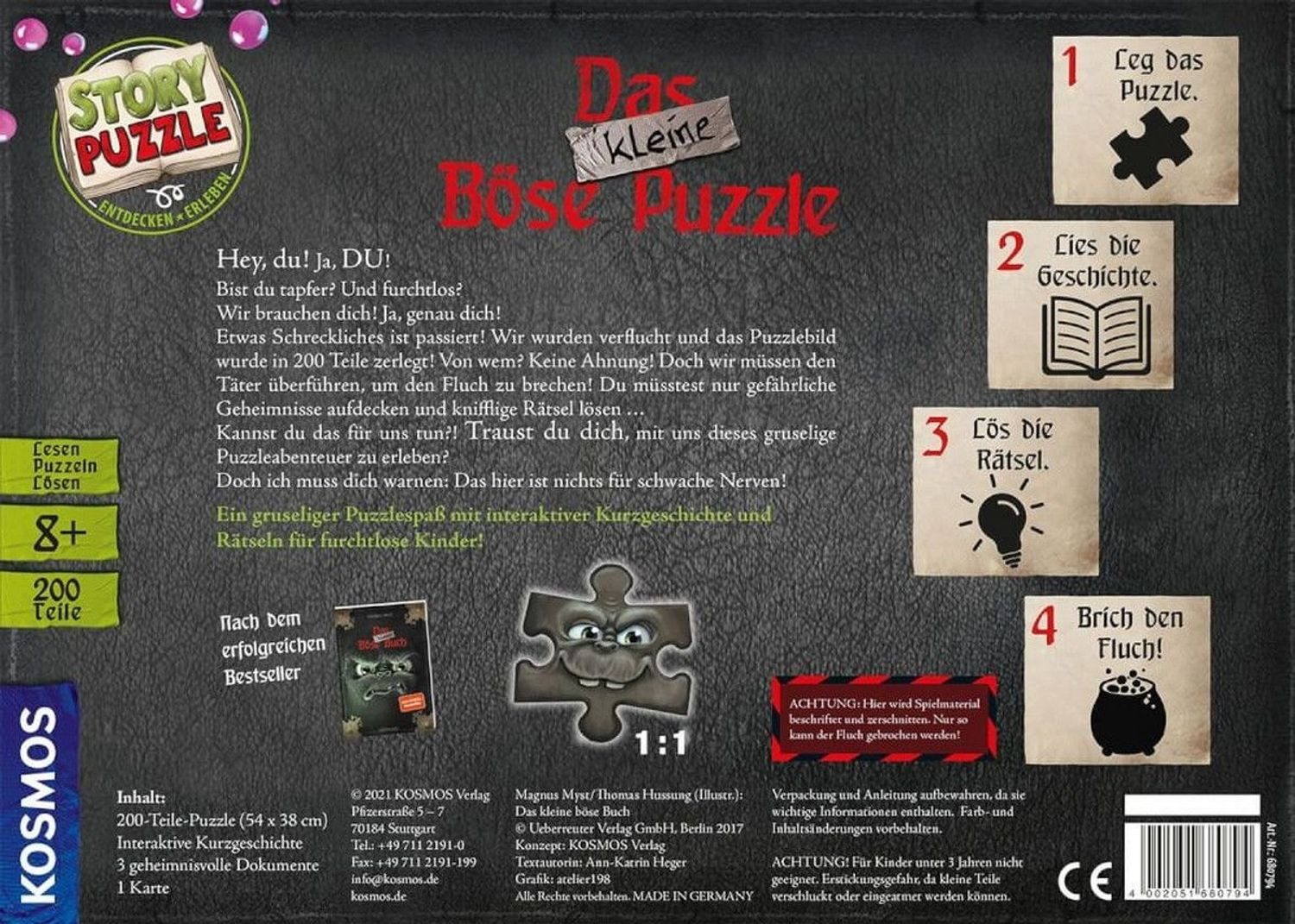 Kosmos Puzzle Story Puzzle, 200 Puzzleteile