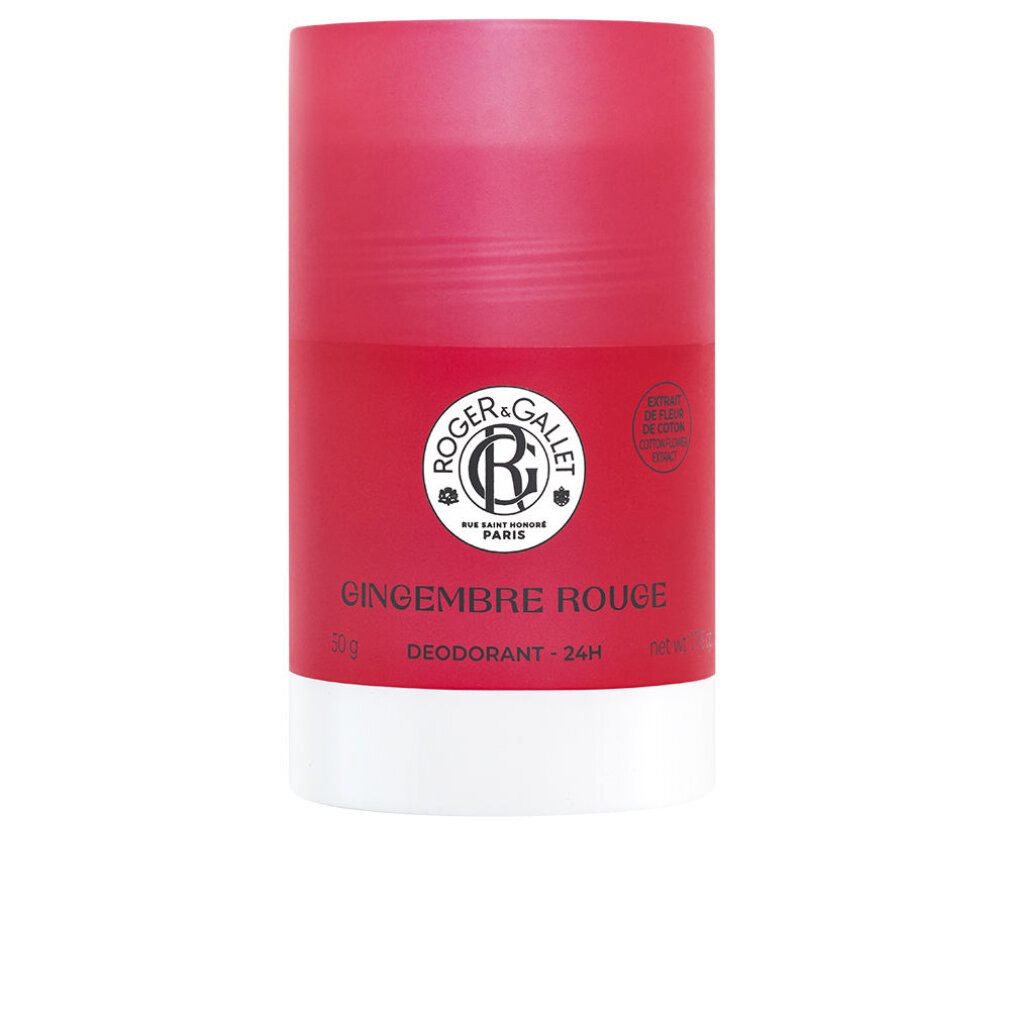 ROGER & GALLET Deo-Spray GINGEMBRE ROUGE festes Deo 50 gr