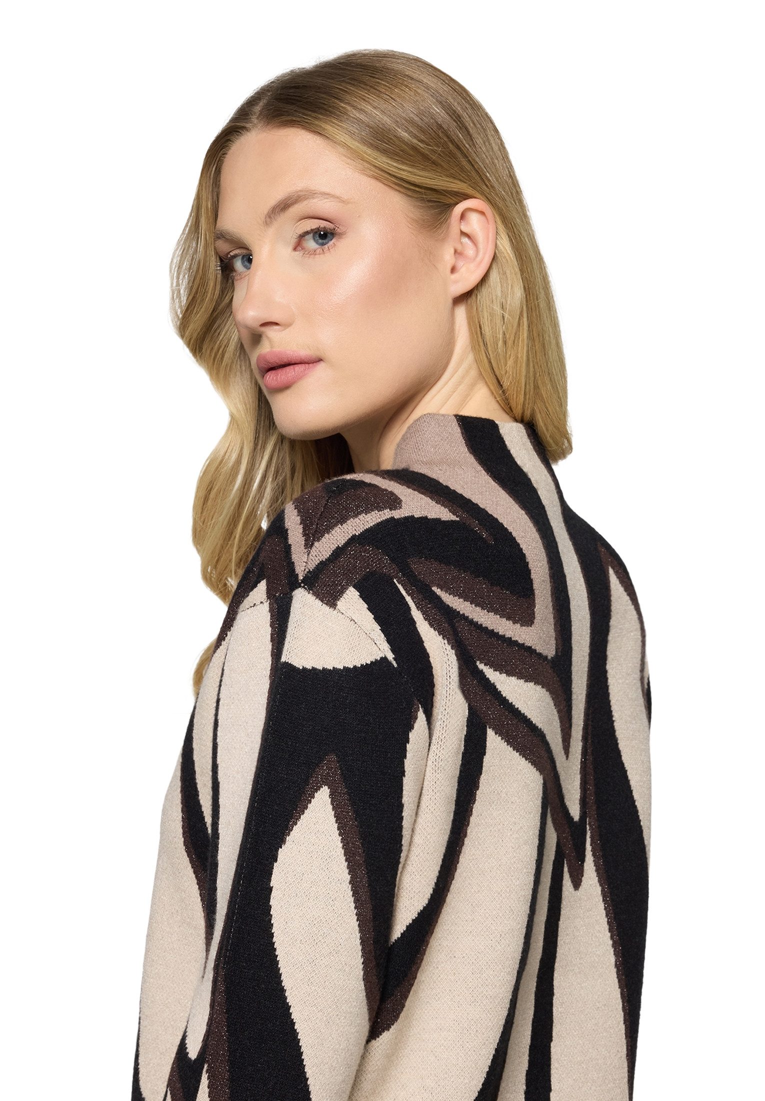 Betty Barclay Strickpullover Damen mit Stehkragen (1-tlg)