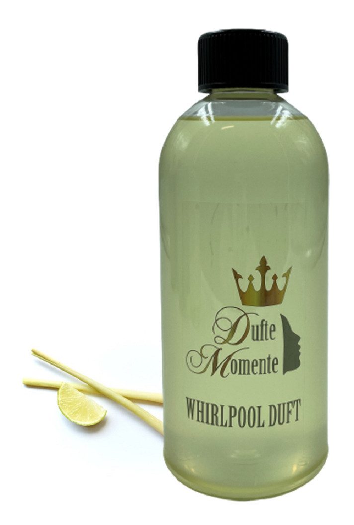Dufte Momente Badezusatz Whirlpool Duft Lemongras 500ml, naturreine und natürliche ätherische Öle - vegan und ohne Tierversuche