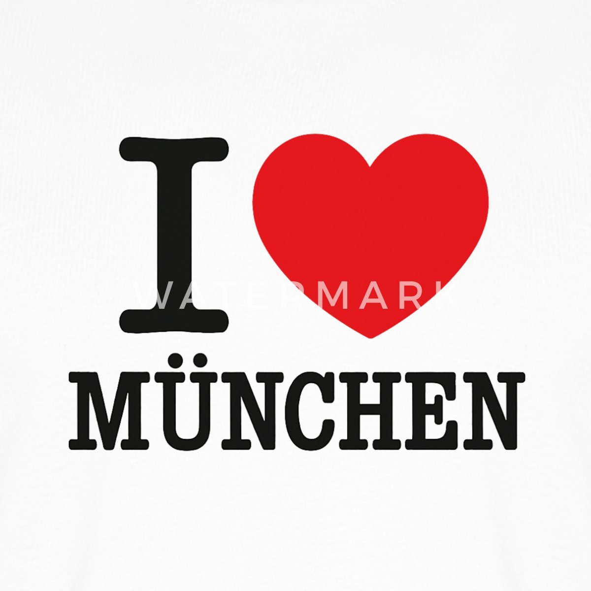 Spreadshirt T-Shirt I Love München Herz Bayern Munich Männer Premium T-Shirt (1-tlg)