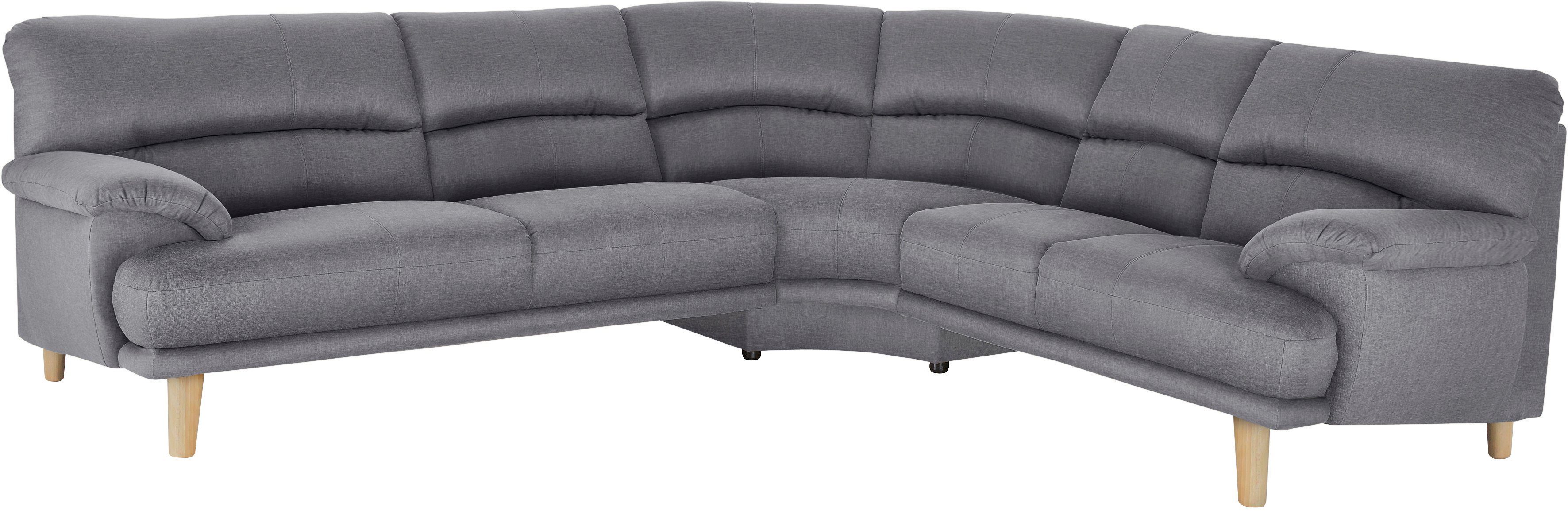 TRENDMANUFAKTUR Polsterecke Cecilia, italienisches Designsprache, modern günstig online kaufen