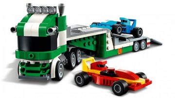 LEGO® Konstruktionsspielsteine LEGO Creator - Rennwagentransporter, (328 St)