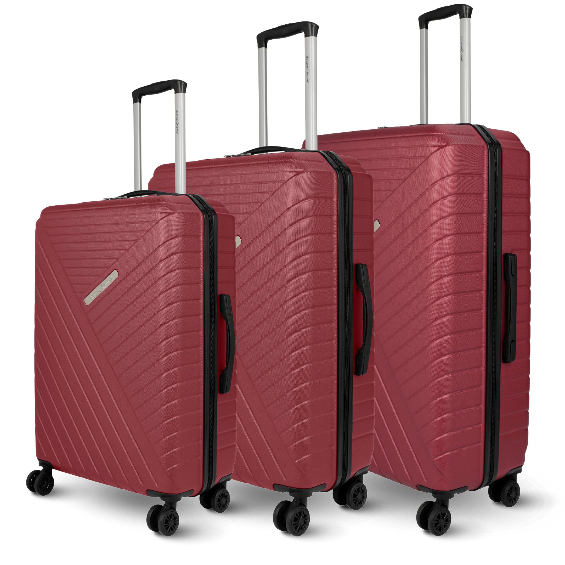 deluxe4home Kofferset Reisekoffer ABS-Hartschalenkoffer I Reisetasche günstig online kaufen