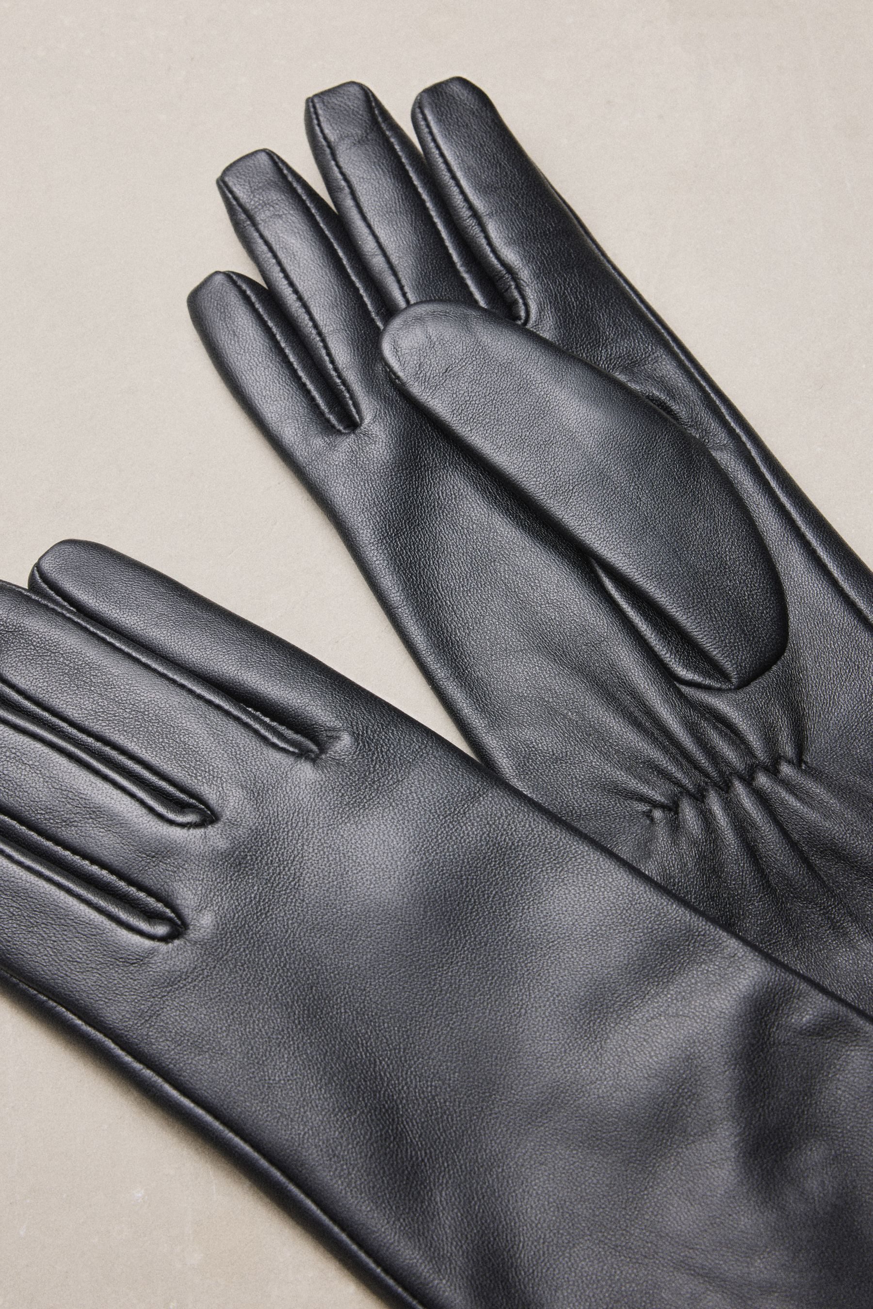 Next Lederhandschuhe N. Premium lange Handschuhe aus Leder (1-St) – Bild 2 von 3