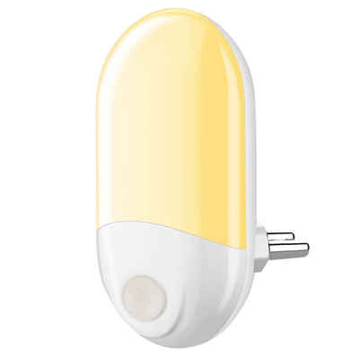 Sunicol LED Steckdosenleuchte LED Nachtlicht Steckdose,Wand Nachtlampe, Kinder Schlafzimmer, Tageslichtweiß, Acryl, mit Bewegungsmelder