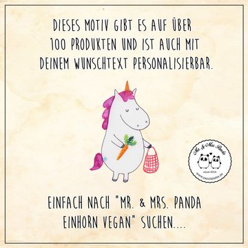 Mr. & Mrs. Panda Aufbewahrungsdose Einhorn Vegan - Rot Pastell - Geschenk, Keksdose, Einhörner, Einhorn (1 St), Besonders glänzend
