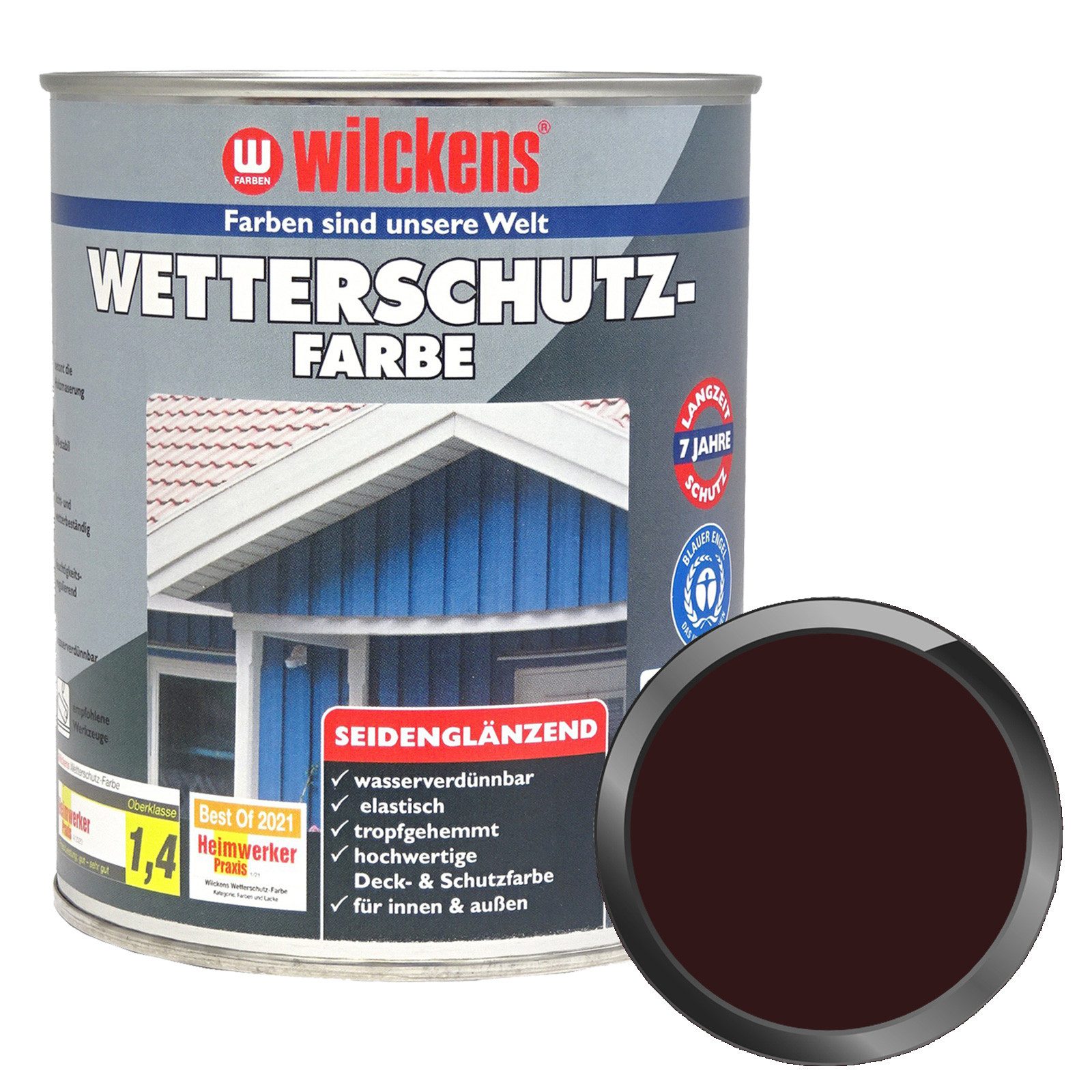 Wilckens Farben Wetterschutzfarbe Wetterschutzfarbe - 0.75 Liter