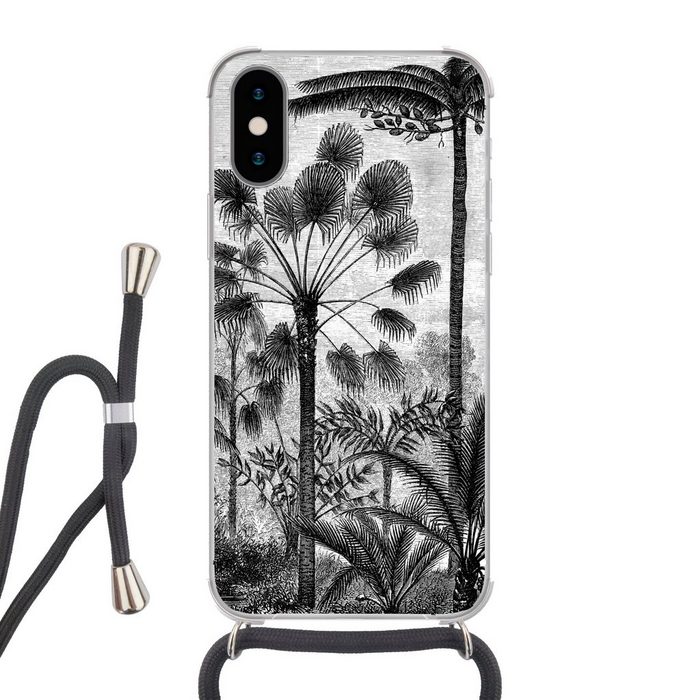 MuchoWow Handyhülle Design - Bäume - Natur - Pflanzen - Botanisch Handyhülle Telefonhülle Apple iPhone Xs