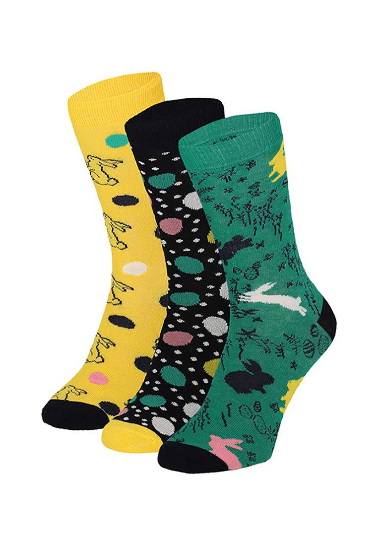 Apollo Socken Herren Ostern 3er Pack in Osterei Geschenkverpackung (3-Paar) Einheitsgröße 41-46
