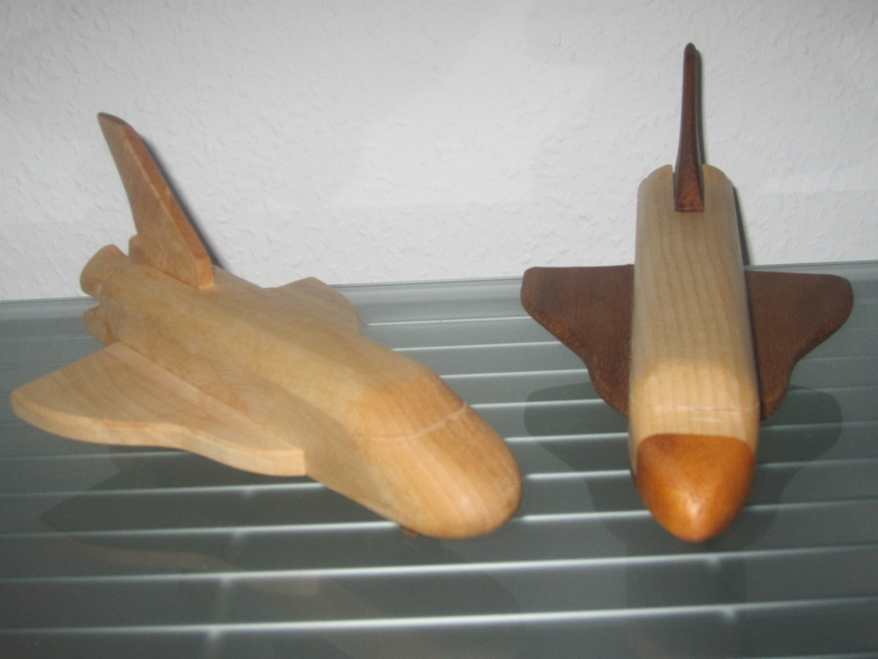Holzprodukte Modellflugzeug Space Shuttle Space- Shuttle Flugzeug Rakete Raumschiff HANDARBEIT