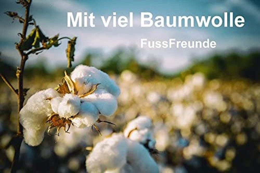 TippTexx 24 Kniestrümpfe 2 Paar Komfort Kniestrümpfe Wellness Strümpfe Baumwolle venenschonend (2 Paar) glattgestrickt, handgekettelt, ohne Gummidruck