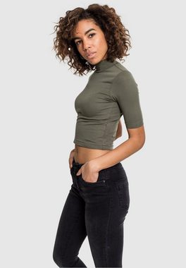 URBAN CLASSICS T-Shirt Urban Classics Damen Ladies Cropped Turtleneck Tee (1-tlg)