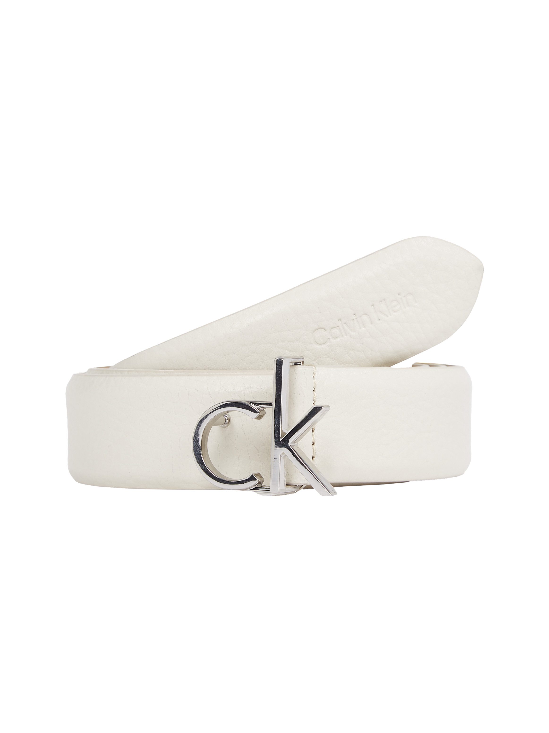 Calvin Klein Ledergürtel CK LOGO BUCKLE BELT 3.0_PBL mit Logoprägung als Sc günstig online kaufen