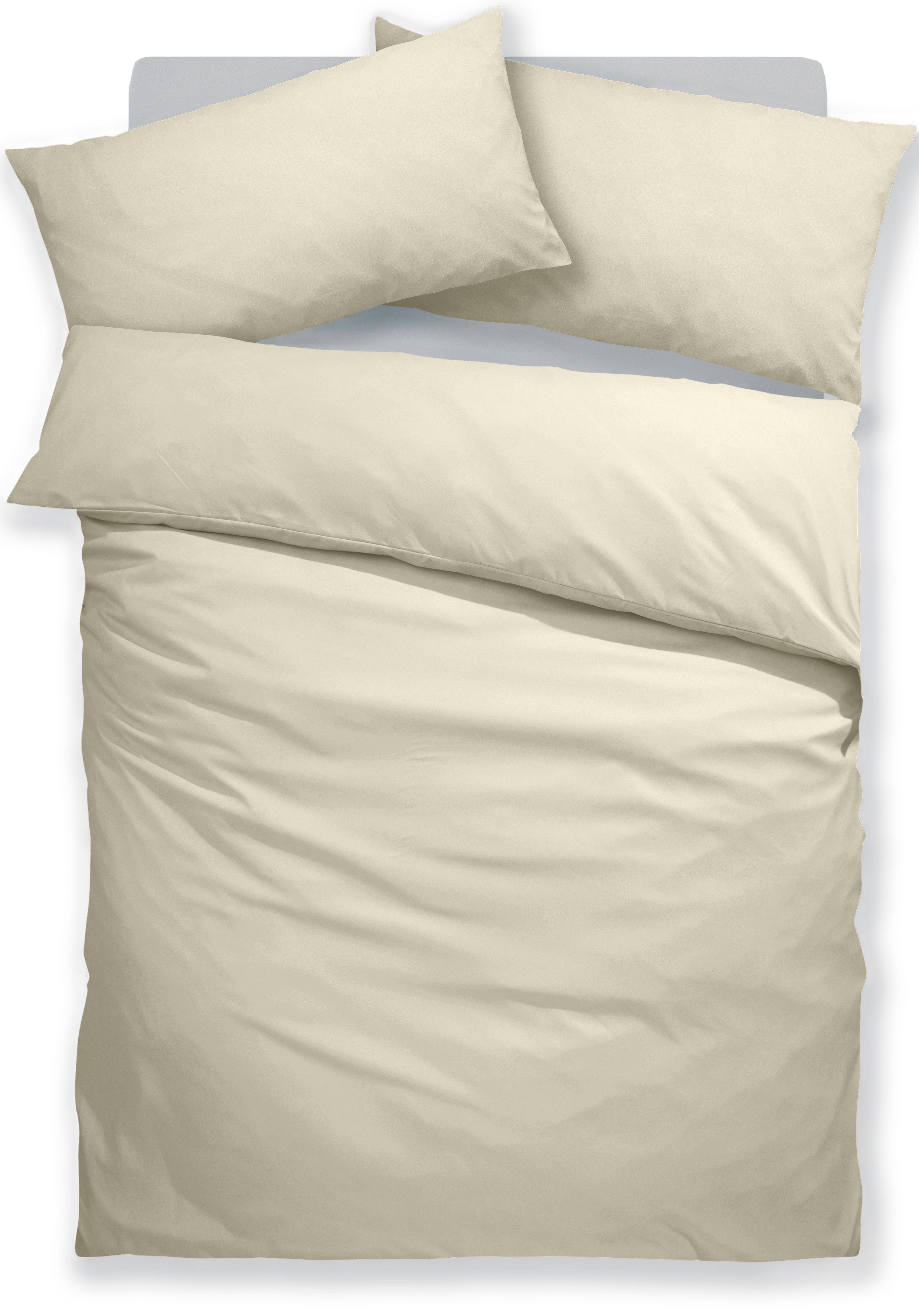 OTTO home Bettwäsche Desner 100% Microfaser, extra weich, allergikerfreundlich, Microfaser, 3 teilig, Premium Qualität, uni, schnell trocknend, pflegeleicht, ab 135x200 cm