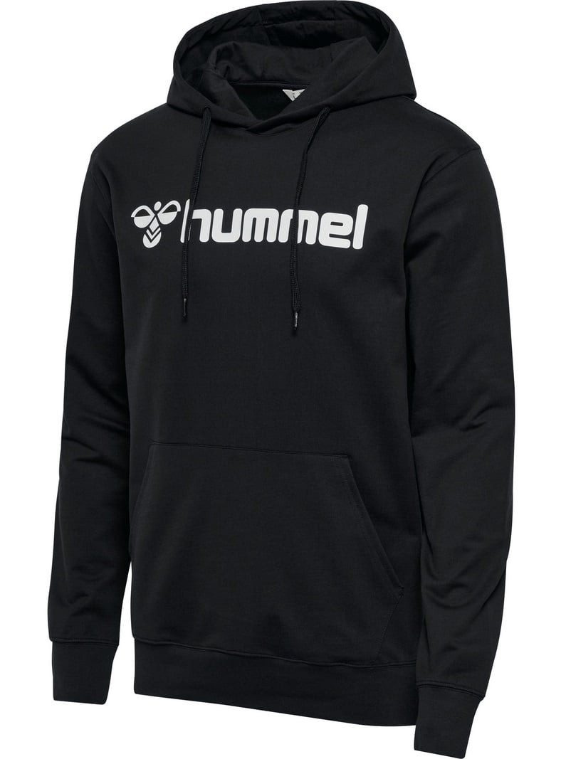 Kapuzenpullover hmlGO 2.0 Logo Hoodie (weicher Sweatstoff) schwarz Herren