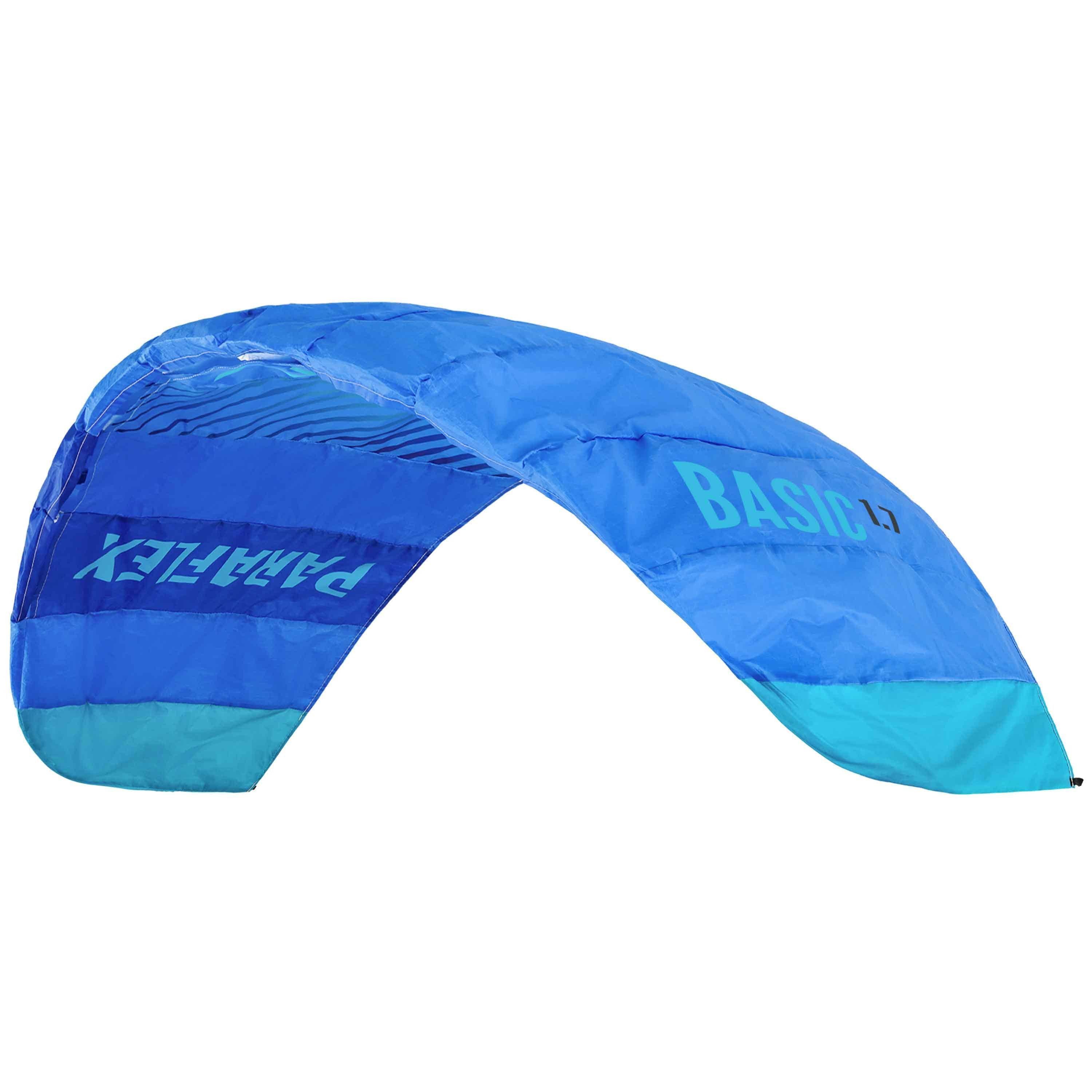 Wolkenstürmer Kite Paraflex Basic 1.7 Lenkmatte in vielen Farben - Ready to Fly 170 cm, (Lenkmatte Zweileiner 170 cm Ready to Fly Blau-Türkis, 1-tlg), Stunt Kite for Adults 1 m² Zweileiner für Anfänger (blau-türkis)