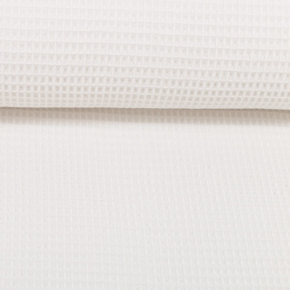 MAGAM-Stoffe Stoff "Ella", Waffelstoff 100% Baumwolle OEKO-TEX Meterware ab 50cm
