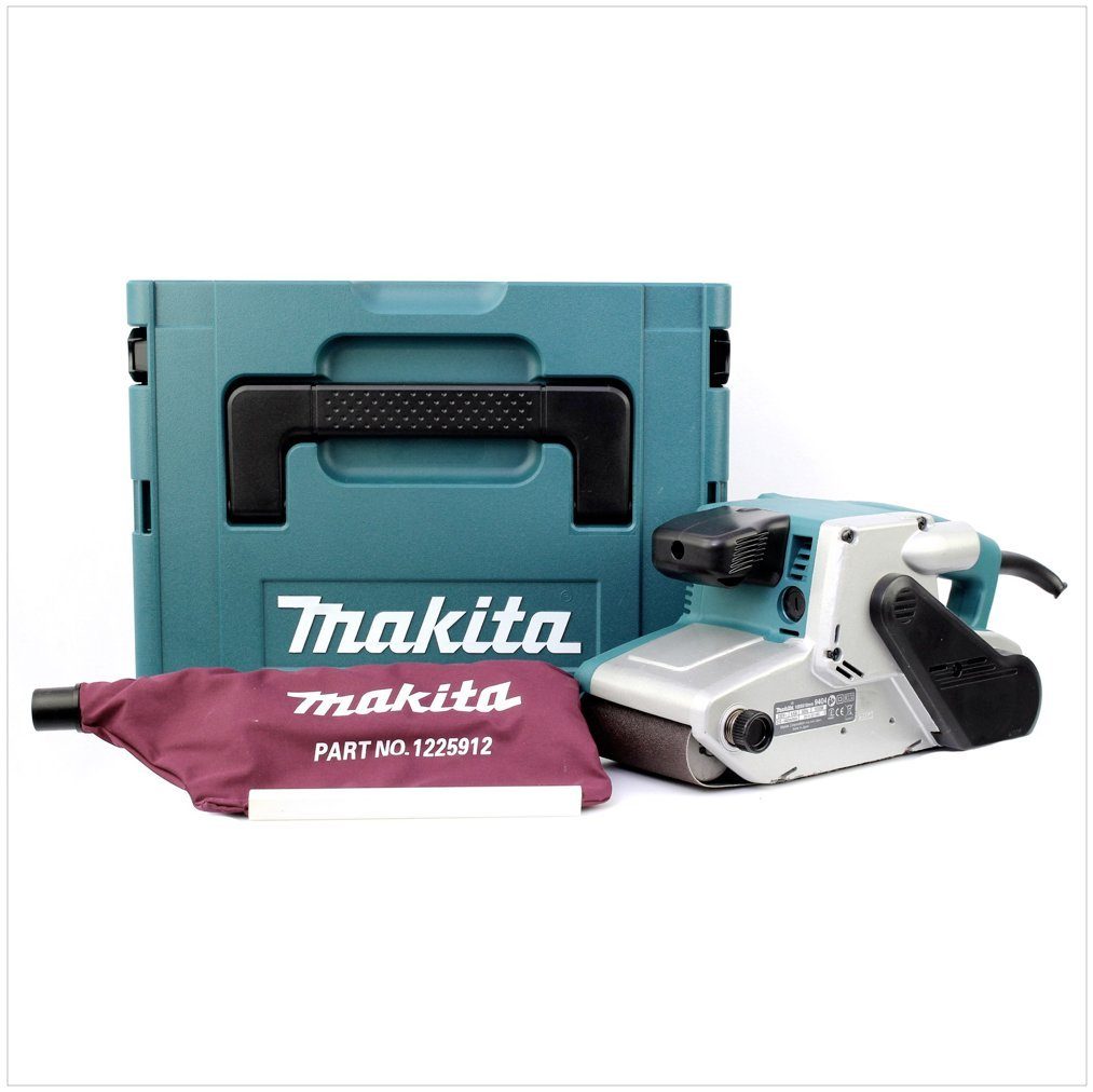 Makita Bandschleifer 9404 J 1010 W Bandschleifer 100 x 610 mm im Makpac