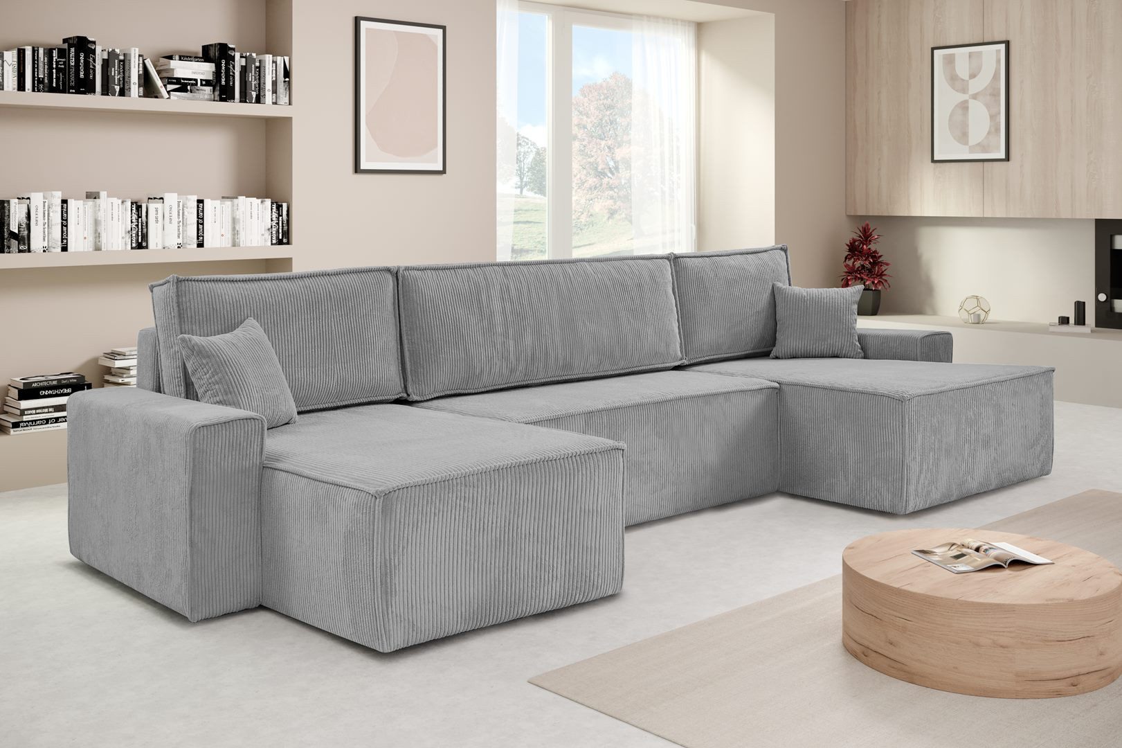 Beautysofa Ecksofa mit Bettkasten, im Cordstoff günstig online kaufen