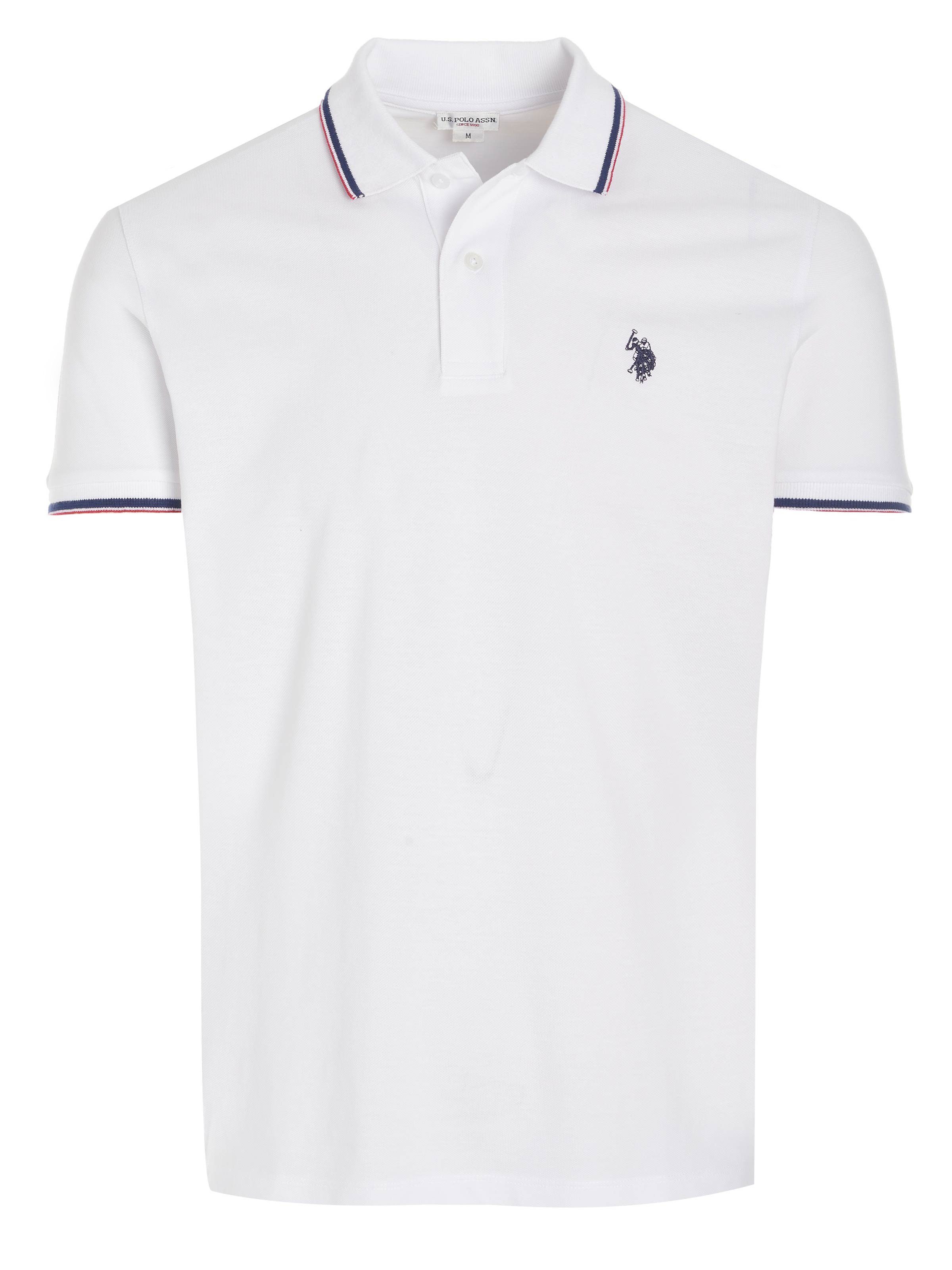 U.S. Polo Assn Poloshirt U.S. Polo Assn. Polohemd weiss