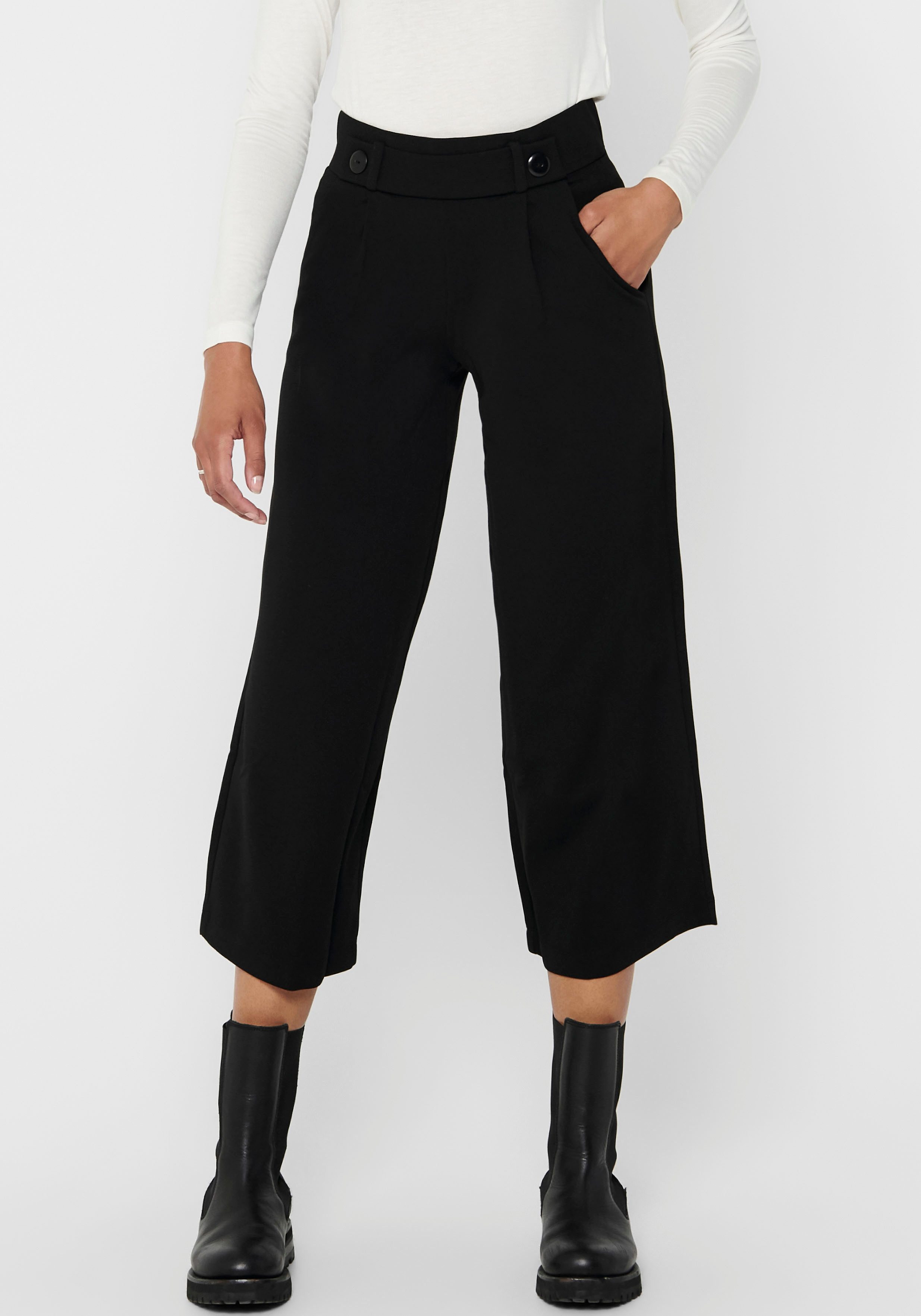 Pantalon Loose JDY Femme - Coupe Wide Leg Avec Volants Et Pockets