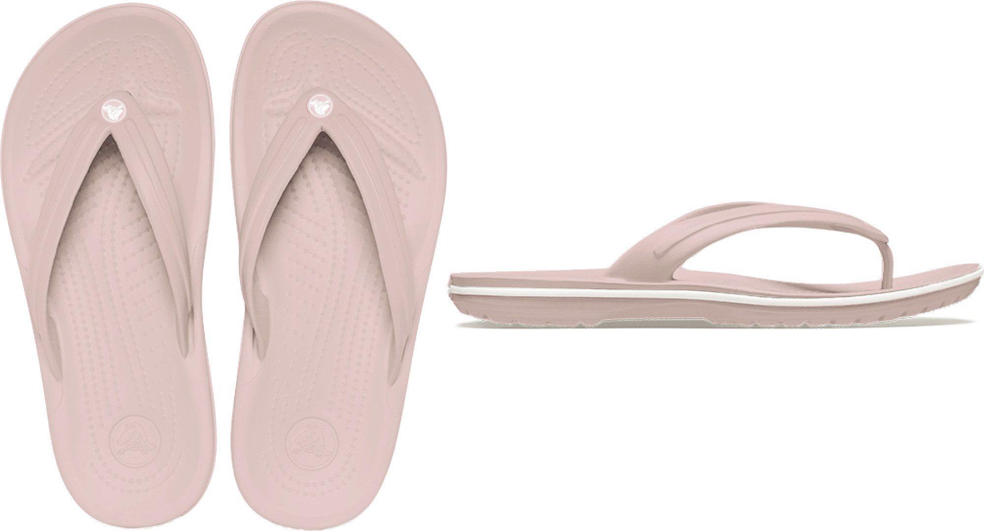 Crocs Zehensandalen Crocband Flip rosa/pink Badeschuh günstig online kaufen