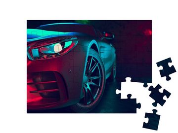 puzzleYOU Puzzle 3D-Illustration von modernen Autos, 48 Puzzleteile, puzzleYOU-Kollektionen Autos