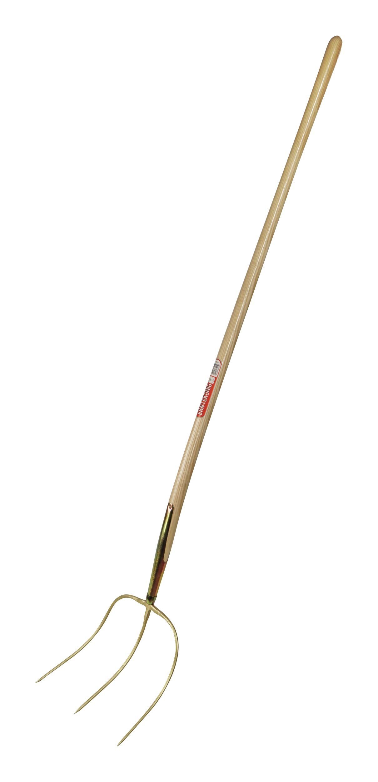 Freund Victoria Laubgabel, Streugabel 33905 3 Zinken 26 x 20 gold, mit Eschenstiel