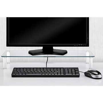 SpeaKa Professional Schreibtischaufsatz SpeaKa Professional SP-MO-02 Monitor-Erhöhung Höhen-Bereich: 8 cm (max