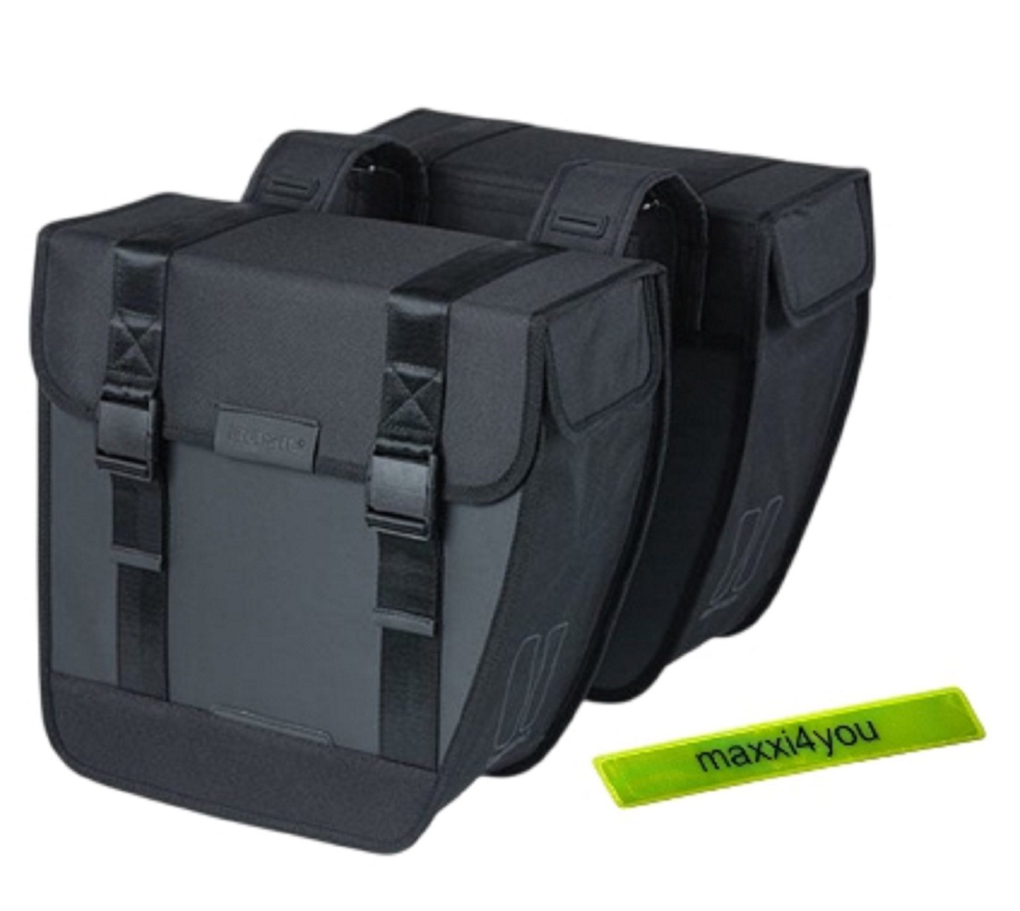 Gepäckträgertasche Basil Tour Waterproof Fahrrad Doppeltasche 28 Liter inkl. Reflexband