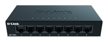 D-Link D-LINK 8-Port Layer2 Gigabit Light Switch ohne IGMP Netzwerk-Switch