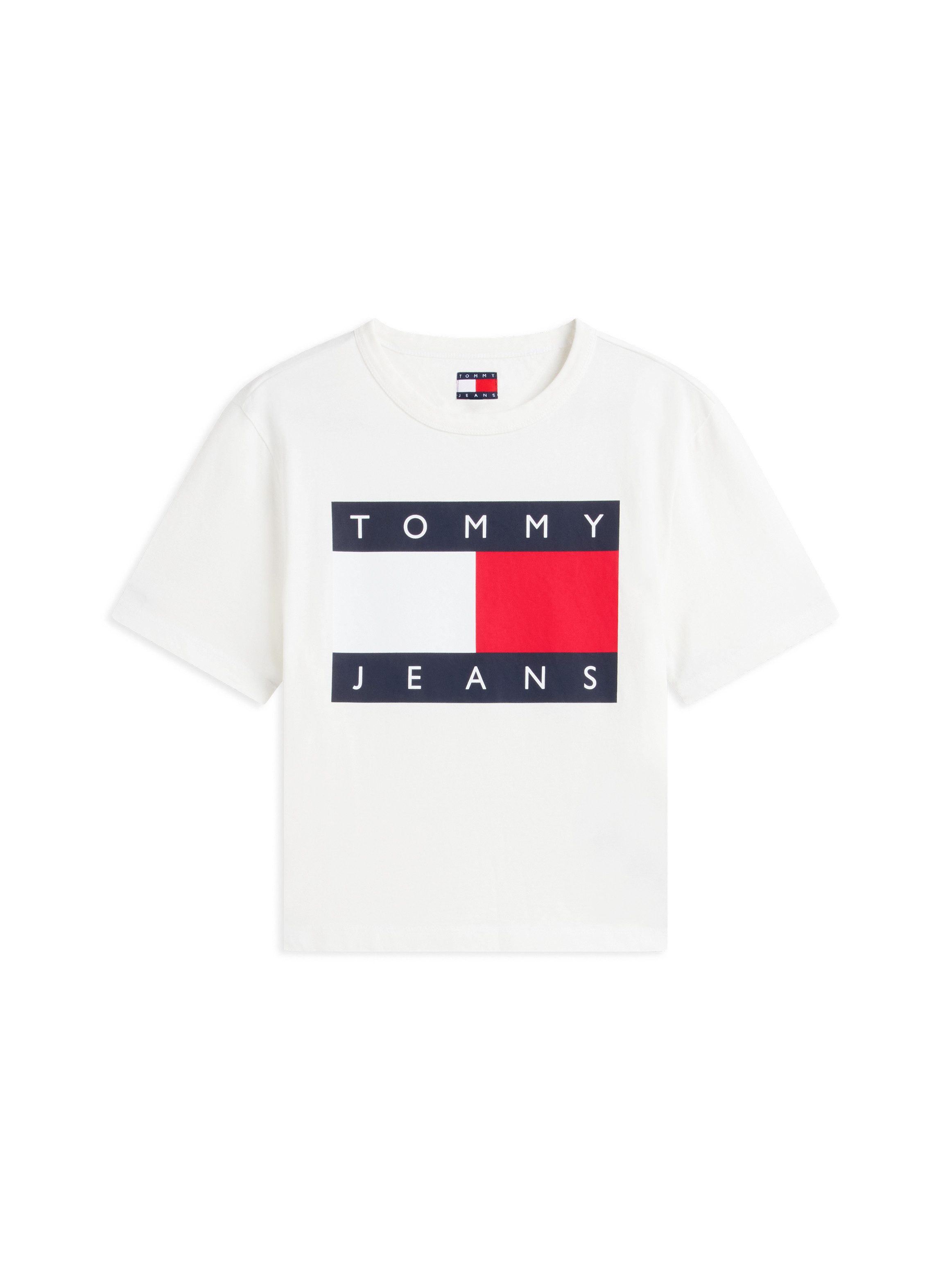 Tommy Jeans Rundhalsshirt TJW BXY FLAG SS TEE EXT Baumwolle – Bild 5 von 5