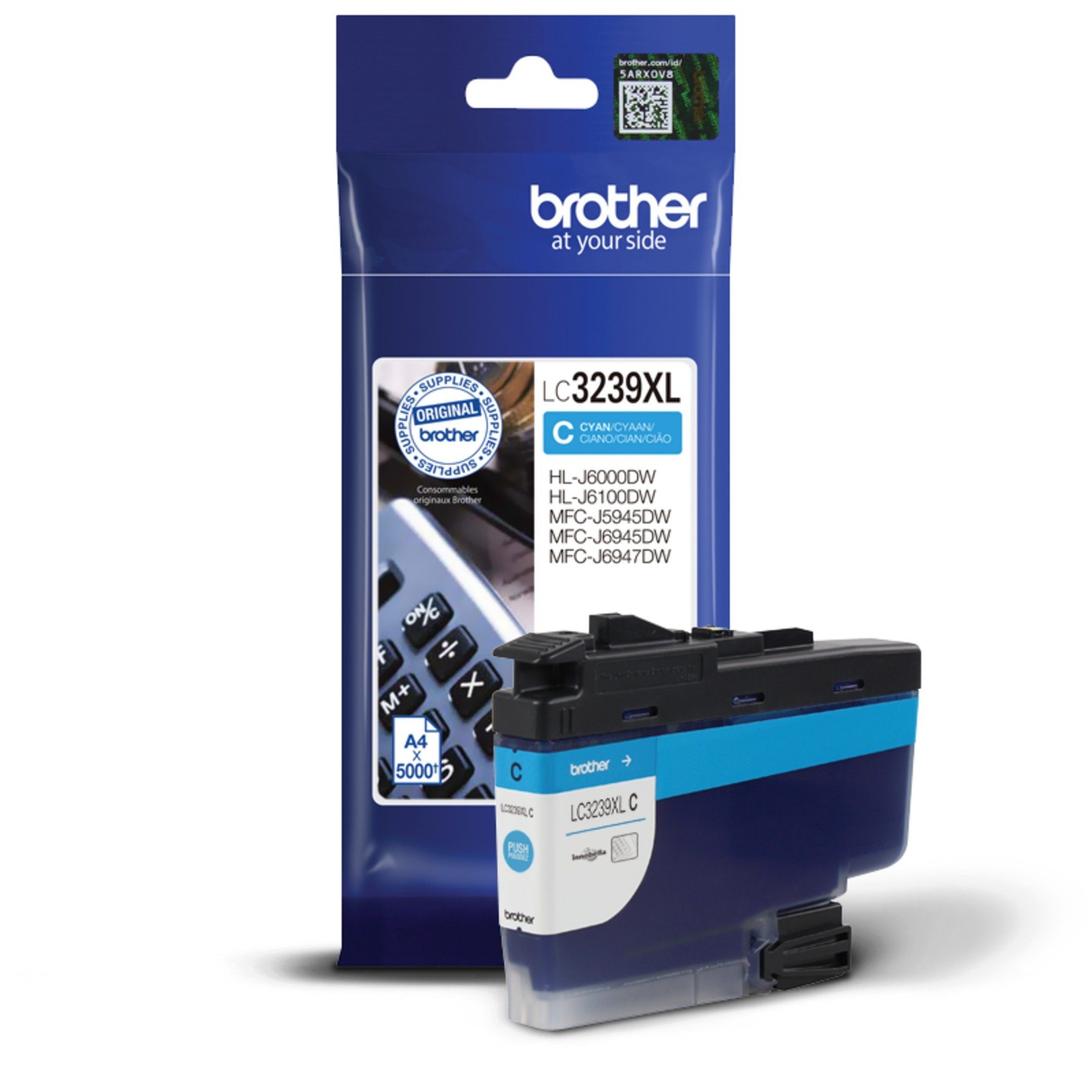 Brother Brother Tinte cyan LC-3239XLC Tintenpatrone