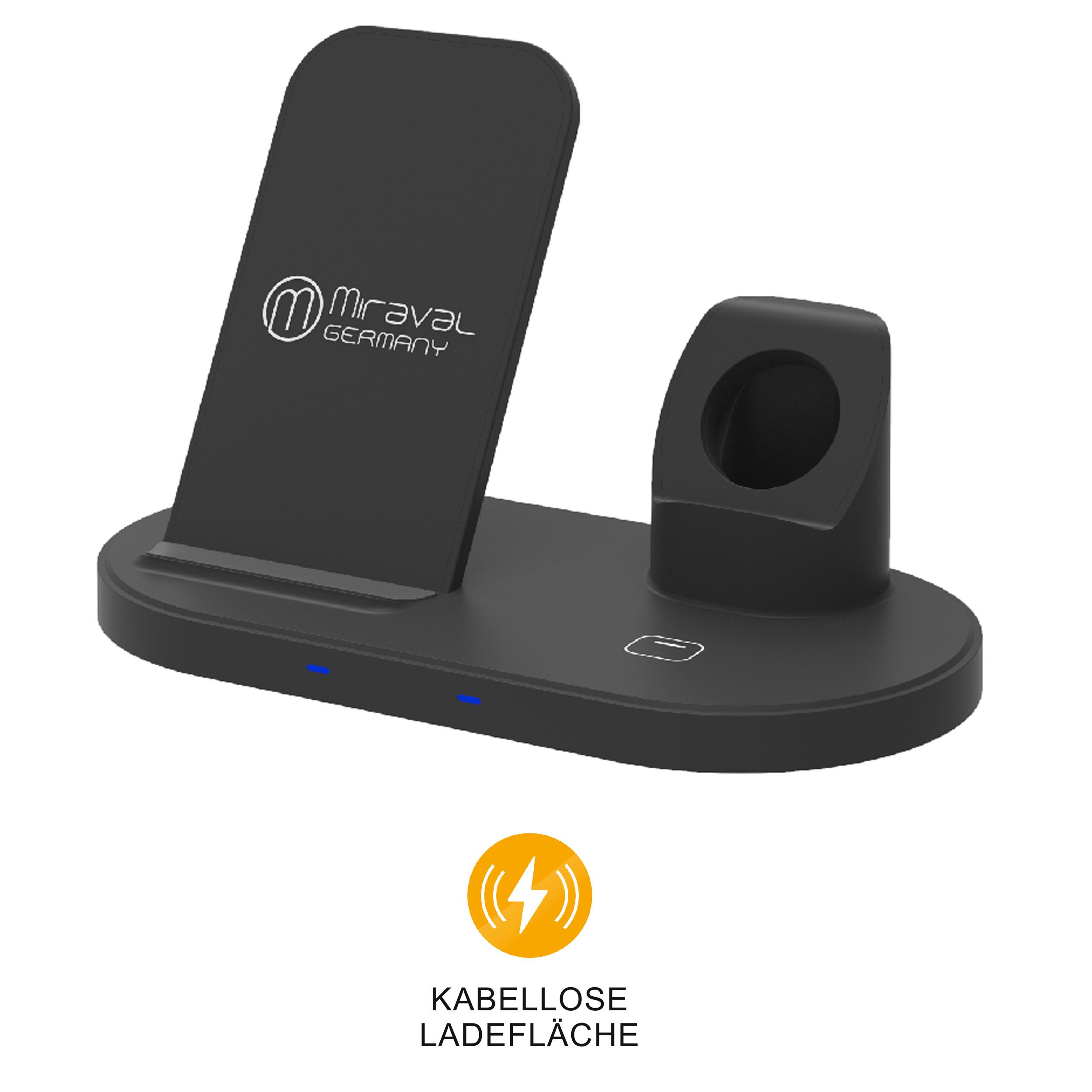 Miraval 2 in 1 Ladestation für kabelloses laden Wireless Charger