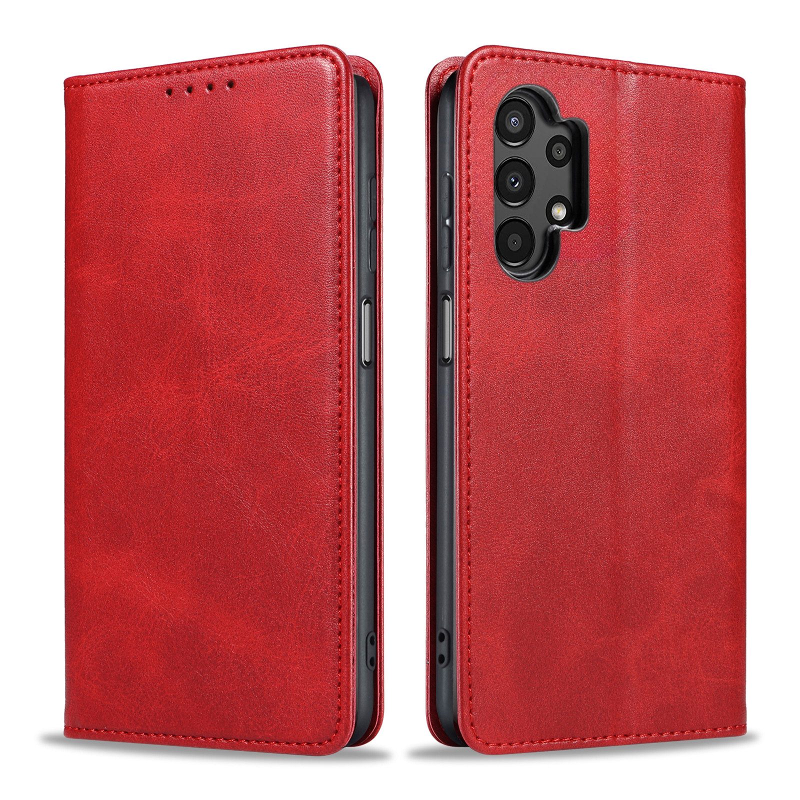 Tec-Expert Handyhülle Tasche Hülle für Samsung Galaxy A13 6.6 Zoll, 6.6", Cover Klapphülle Case mit Kartenfach Fliphülle aufstellbar