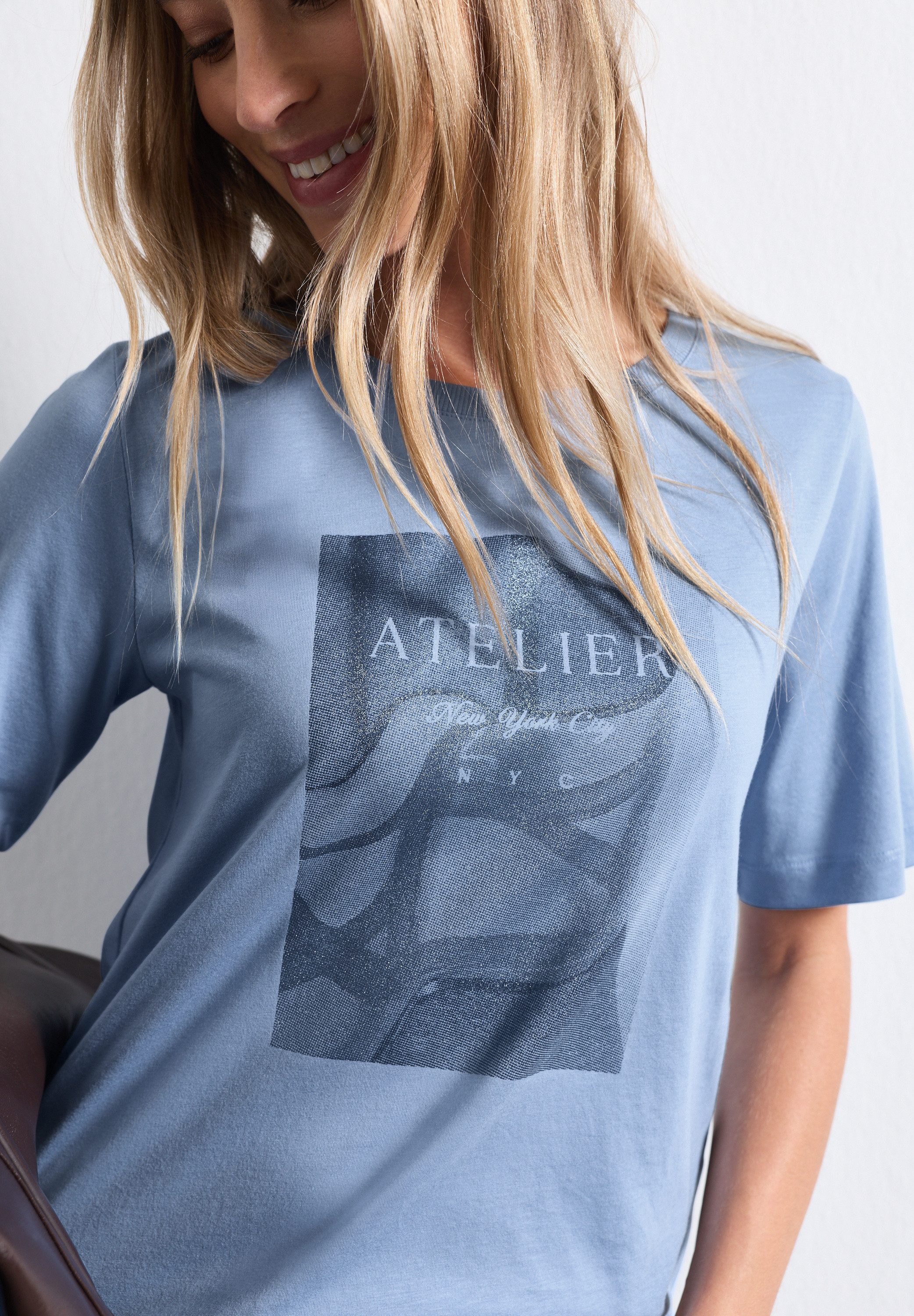 STREET ONE Kurzarmshirt mit modischem Fotoprint – Bild 3 von 5