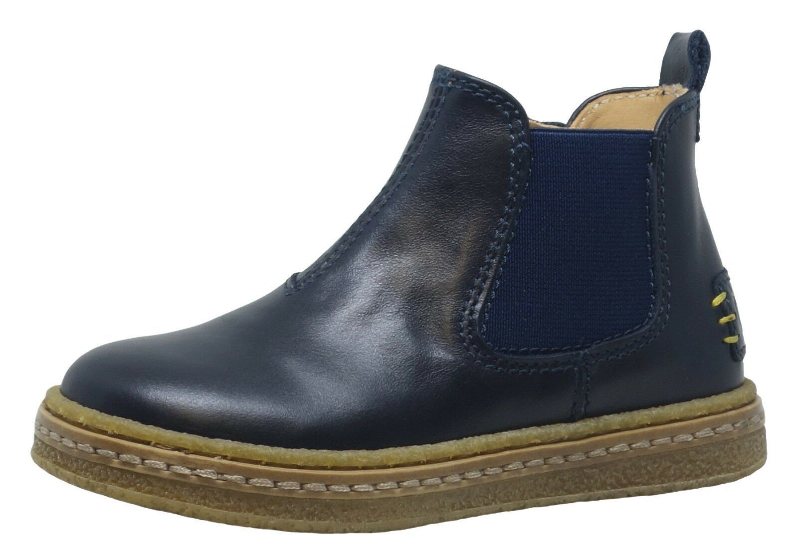 Ocra Ocra 494V Schuhe Halbschuhe Stiefeletten pflanz. geg. Leder Blau Stiefelette