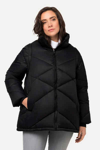 Ulla Popken Parka HYPRAR 2-in-1-Pufferjacke Ärmel abnehmbar