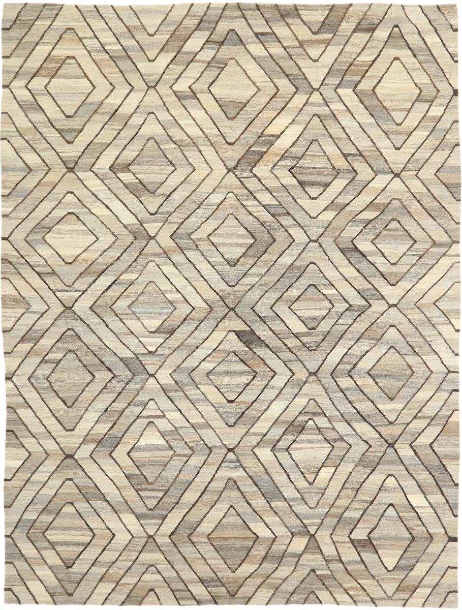 Orientteppich Kelim Berber Design 263x346 Handgewebter Moderner Orientteppich, Nain Trading, rechteckig, Höhe: 3 mm