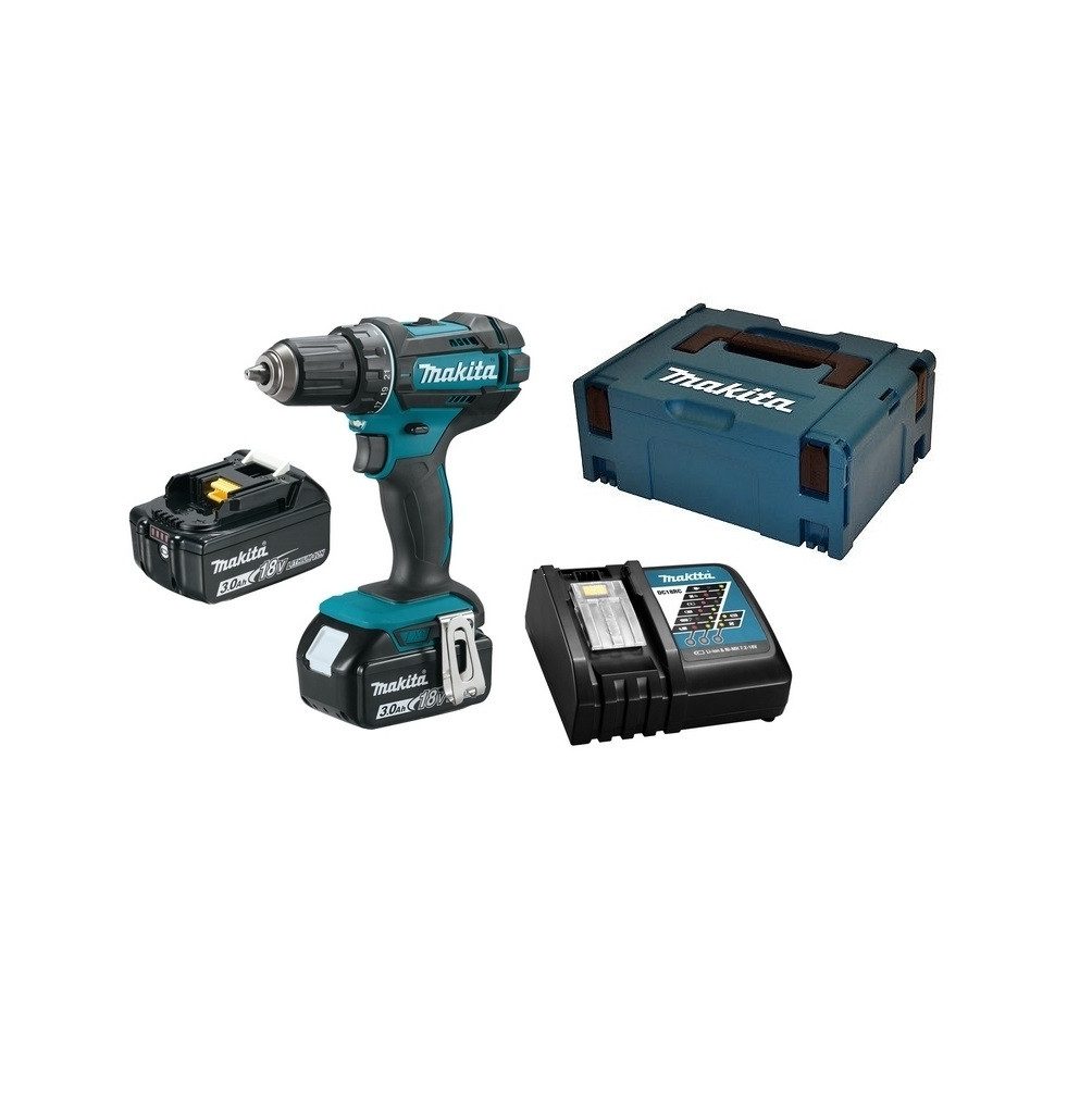 Makita Akku-Bohrschrauber DDF485RFJ 18 V Akku-Bohrschrauber 2 x 3,0 Ah + MA günstig online kaufen