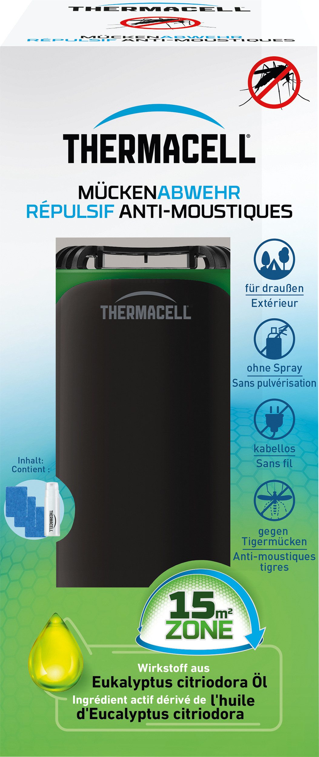 ThermaCell Insektenabwehrgerät Thermacell Mückenabwehr-Verdampfer Protect