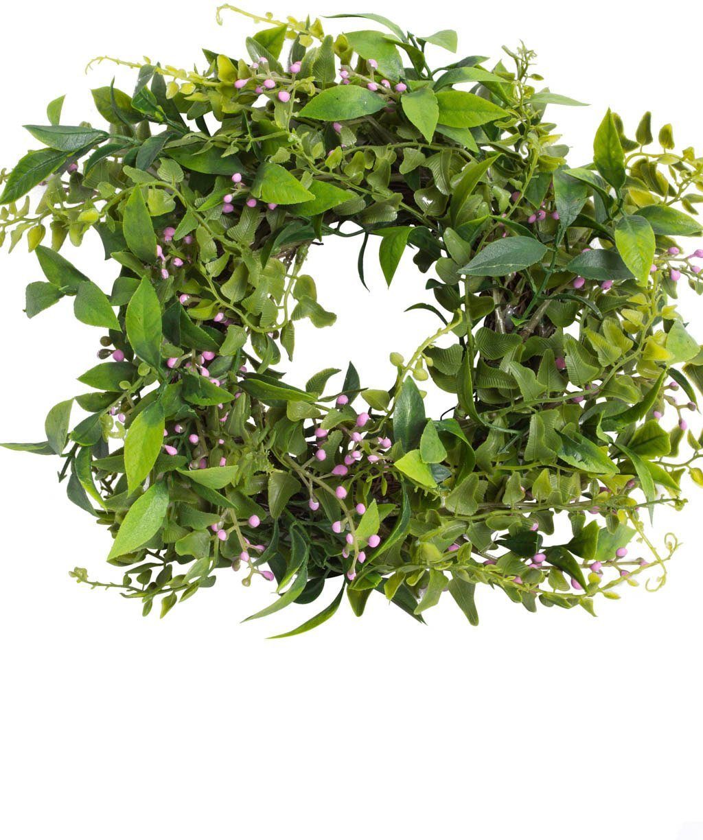 Kunstkranz Grünblätter Kranz Grünblätter, Botanic-Haus, Höhe günstig online kaufen