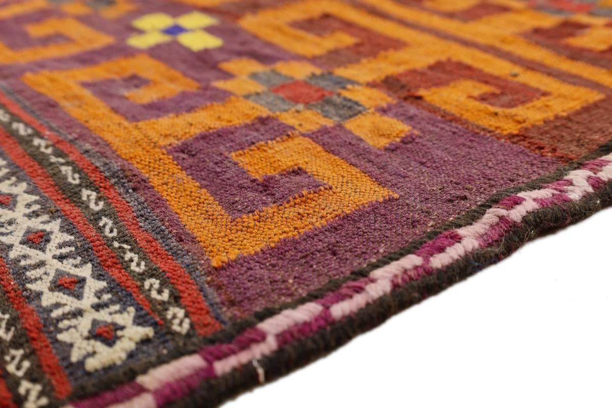 Quadratisch, Antik Afghan Handgewebter Orientteppich 3 Kelim mm Orientteppich Höhe: Trading, 124x117 rechteckig, Nain