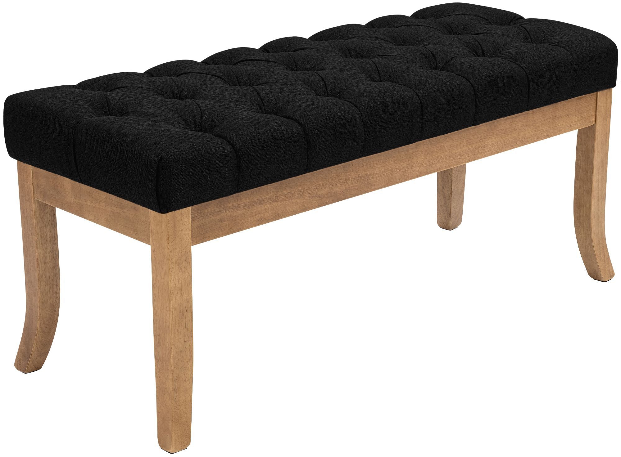 CLP Sitzbank Ramses Stoff antik-hell (1er), Stoff, helles Holzgestell, bodenschonend