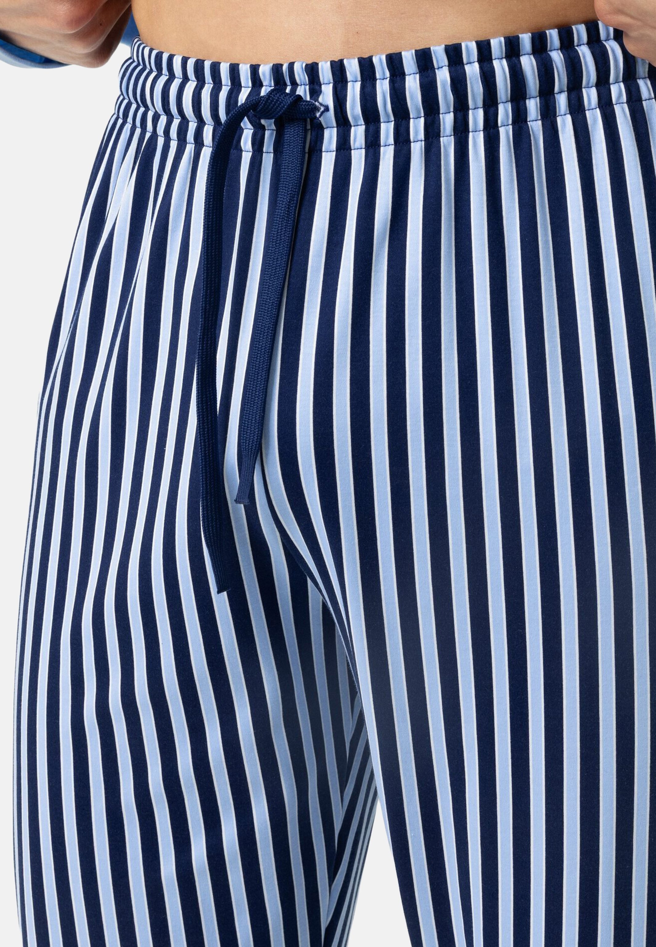 Mey Schlafhose Graphic Stripes (1-tlg) Schlafanzug Hose - Baumwolle - Atmungsaktiv