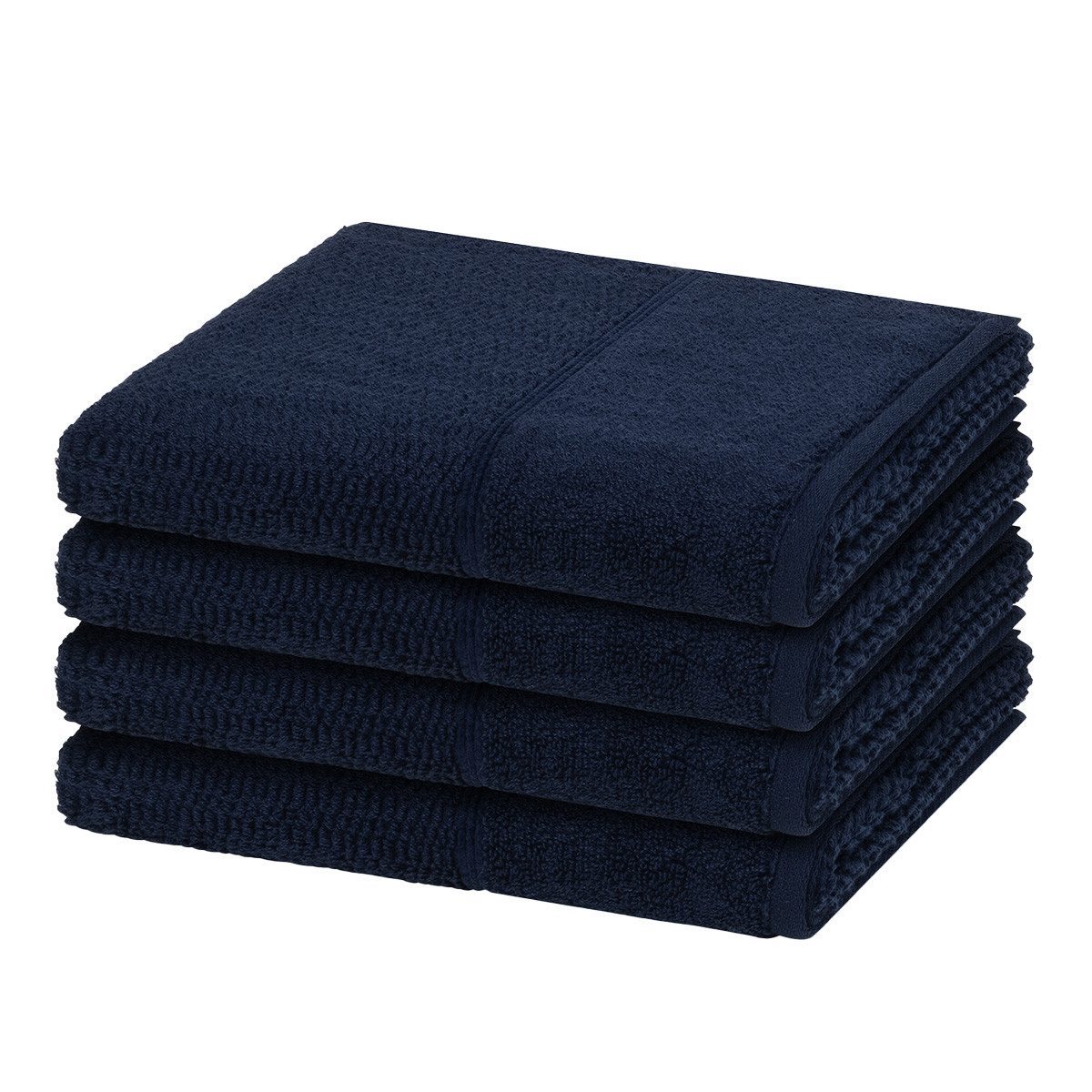 Möve for frottana Handtuch Set Pearl, Walkfrottee (Spar-Set, 4-St), 4 X Handtuch im Set - Baumwolle - Saugstark