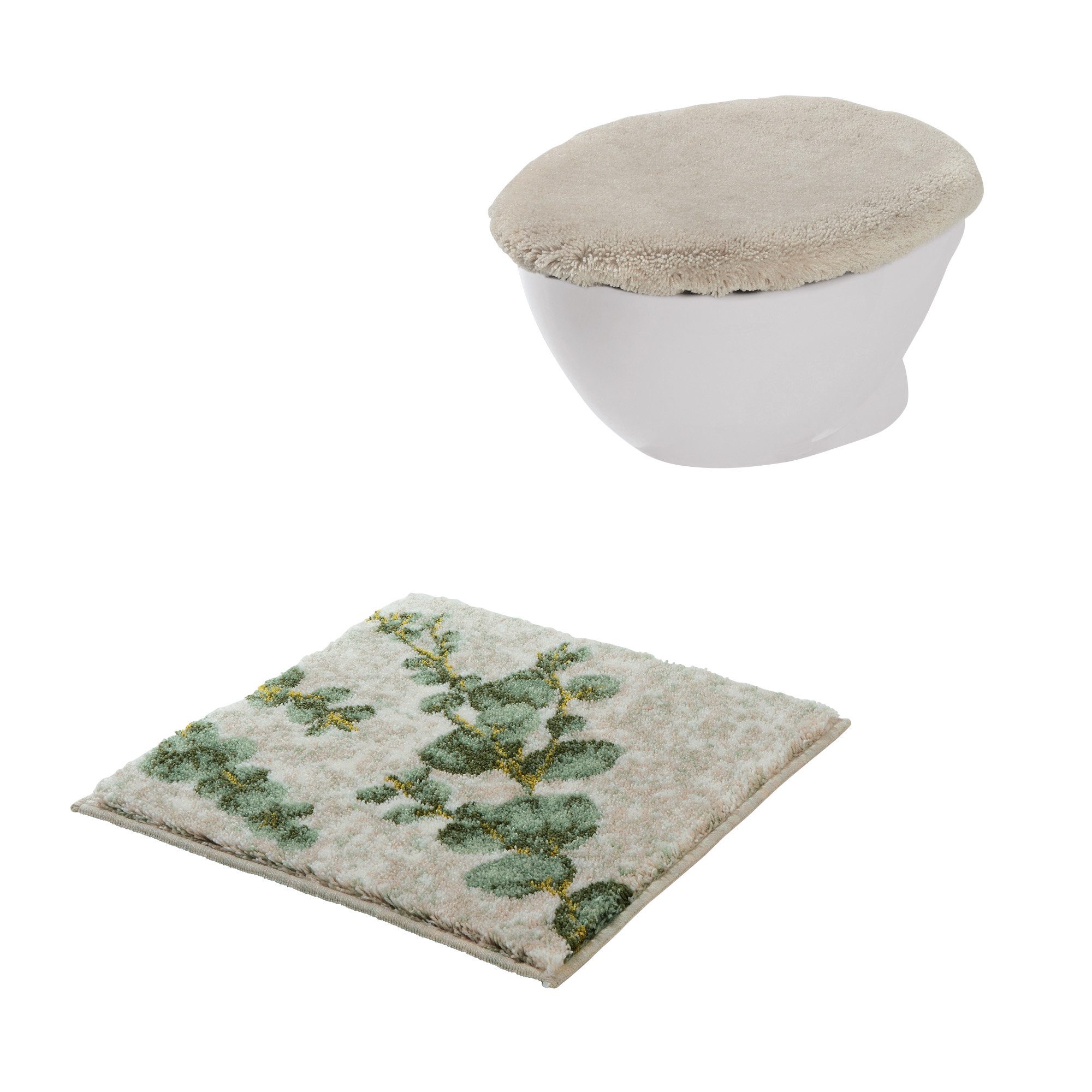 Erwin Müller WC-Deckelbezug WC-Deckelbezug "Eukalyptus", Höhe günstig online kaufen