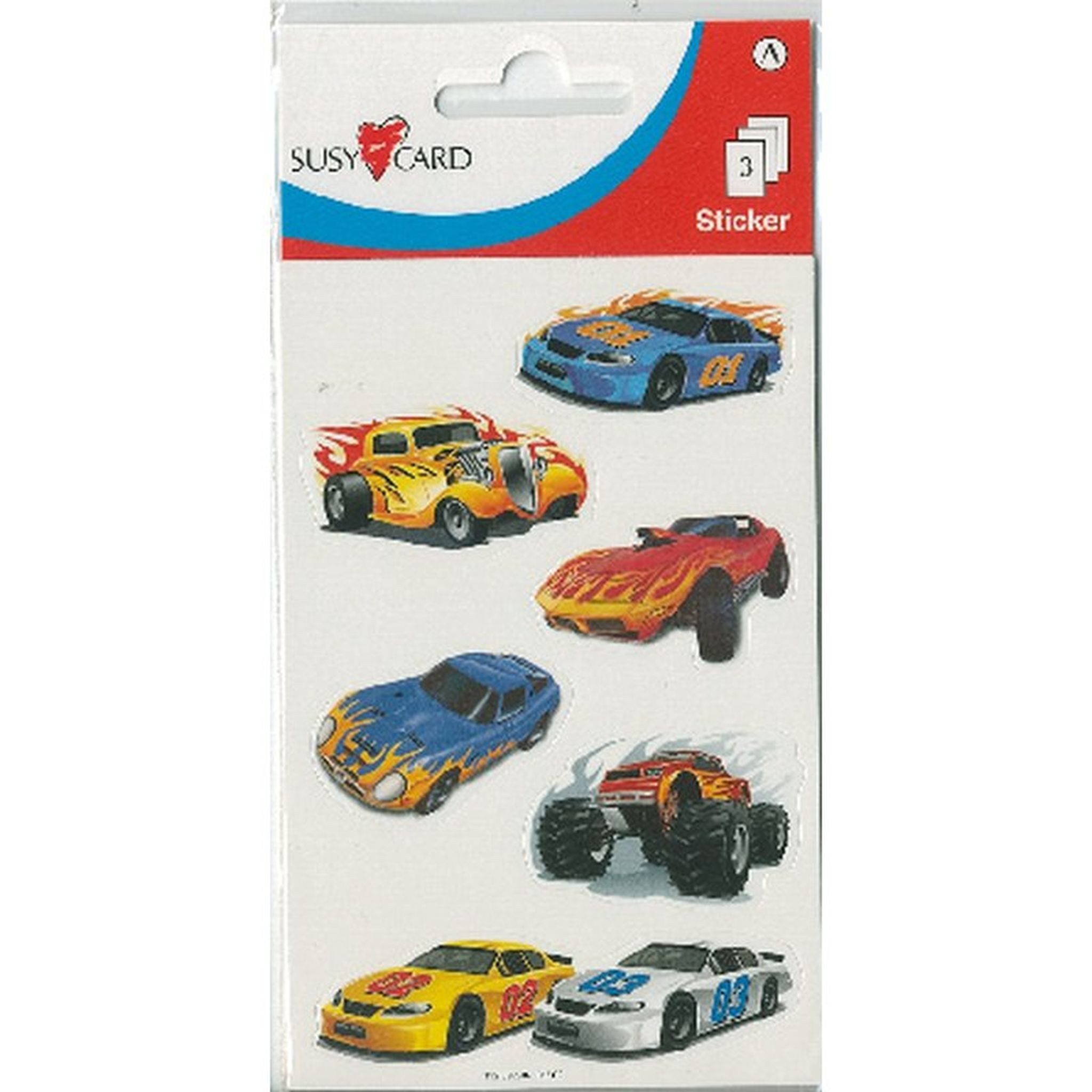Pelikan Sticker Pelikan Sticker " Autos " 3 Bögen 8 x12 cm VE10