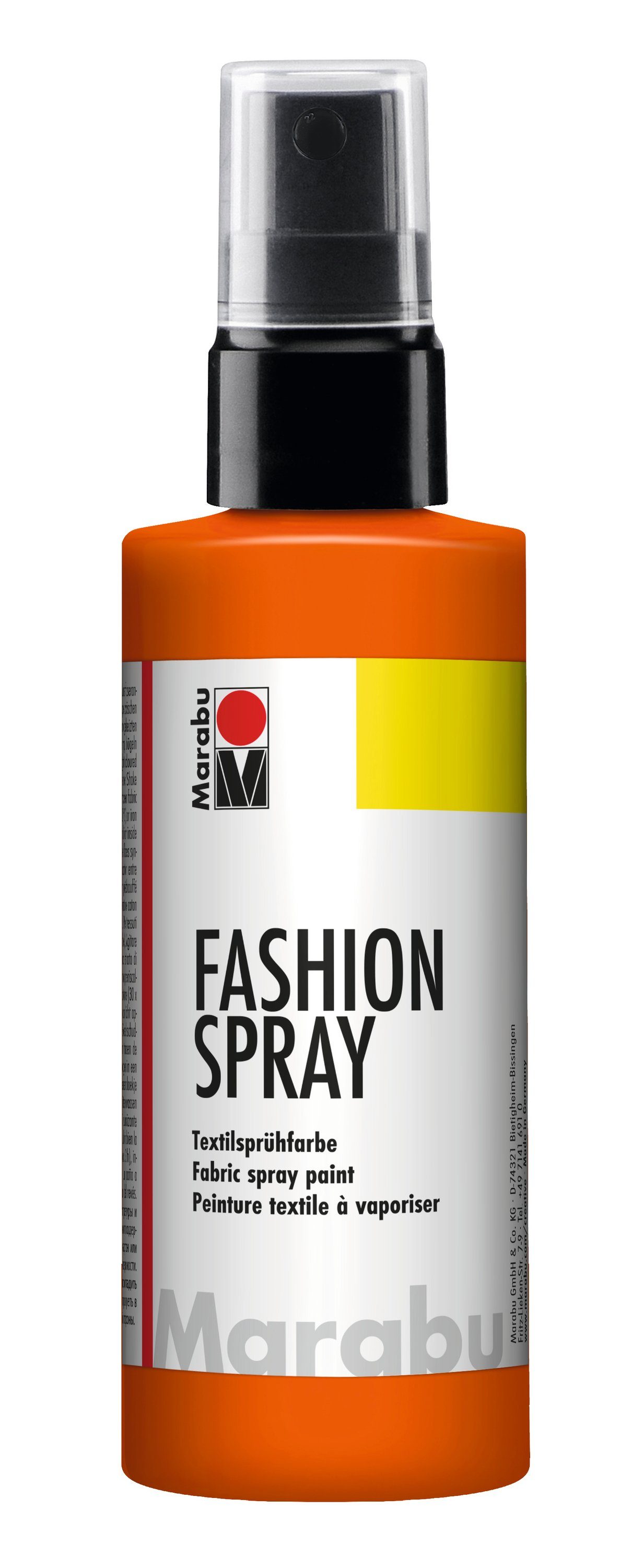 Marabu Stoffmalfarbe Fashion-Spray, 100 ml Rotorange